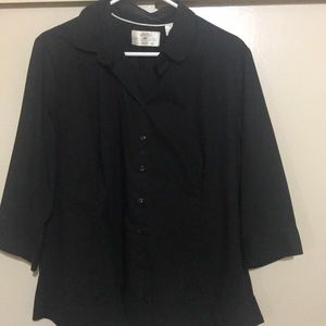 Mid length cotton dress shirt